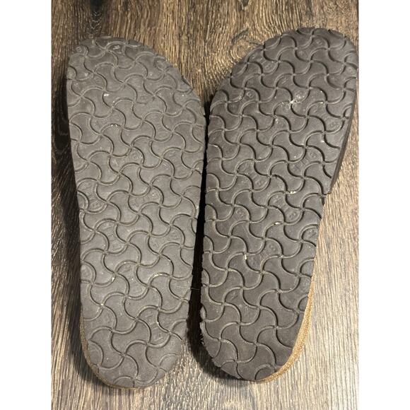 BIRKENSTOCK WOMENS MADRID BIRKO FLOR SLIDE SANDAL MOCHA SIZE 42 USA 9-9.5 - Picture 6 of 8